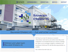 Tablet Screenshot of bauverein-erkelenz.de